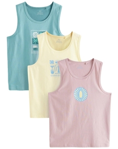 Рубашка, цвет Cyan blue/Light blue/Yellow/Dusky pink Next