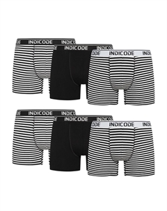 Боксеры Milano, черный/белый Indicode jeans