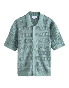 Вязаный кардиган, светло-синий Next