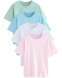 Рубашка, цвет Light blue/Pastel green/Rose/White Next