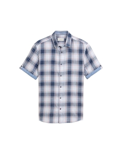 Рубашка на пуговицах классического кроя, синий Tom tailor