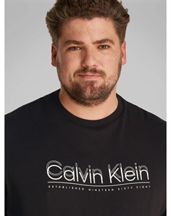 Рубашка, черный Calvin klein big & tall