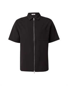 Рубашка на пуговицах классического кроя, черный Trapp