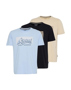 Рубашка, цвет Beige/Light blue/Black Blend