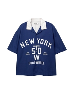 Рубашка на пуговицах классического кроя, ночной синий Pull & bear