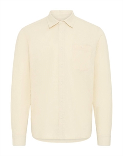 Рубашка на пуговицах классического кроя BHBAY LINEN, песочный Blend