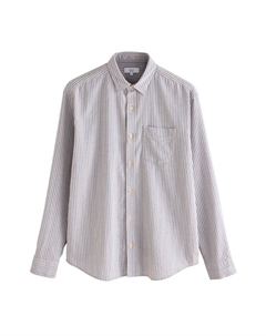 Рубашка на пуговицах классического кроя, пастельный розовый Next