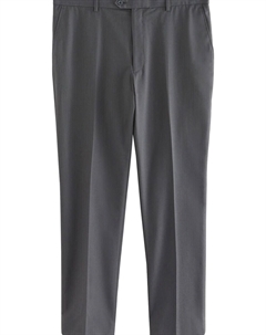 Обычные плиссированные брюки, серый Next