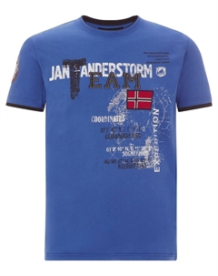 Рубашка Sölve, королевский синий Jan vanderstorm