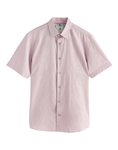 Рубашка на пуговицах классического кроя, светло-розовый Next