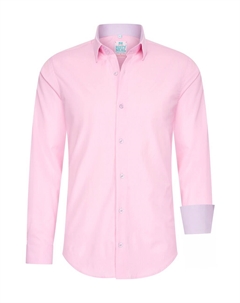 Рубашка Slim Fit на пуговицах, розовый Rusty neal