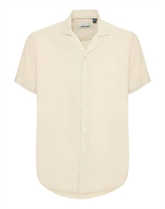 Рубашка на пуговицах классического кроя, экрю Blend