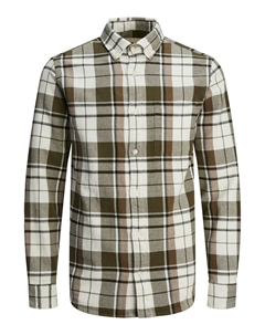 Рубашка на пуговицах Comfort fit JJBrook, оливковый Jack & jones