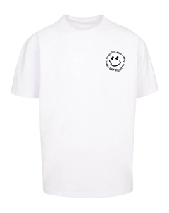 Рубашка Halloween - Haunted and Happy, белый Merchcode