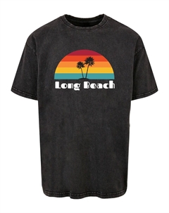 Рубашка Long Beach, антрацит Merchcode