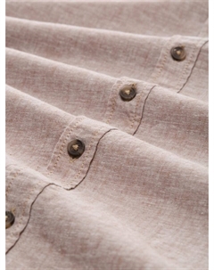 Рубашка на пуговицах классического кроя, коричневый Tom tailor