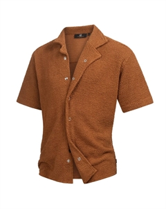 Рубашка на пуговицах классического кроя Raney, коричневый Indicode jeans