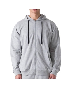Толстовка Back square logo full zip, серый Everlast