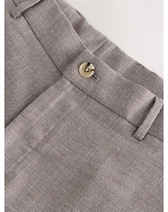 Обычные плиссированные брюки, серый Next