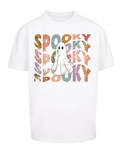 Рубашка Halloween - Spooky Ghost, белый Merchcode