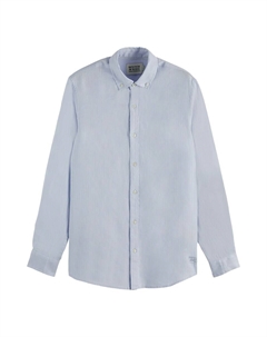 Рубашка на пуговицах классического кроя, светло-синий Scotch&soda