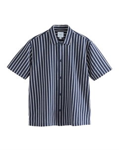 Рубашка на пуговицах классического кроя, темно-синий Next