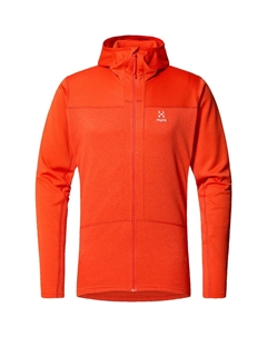 Толстовка Roc Flash Mid full zip, оранжевый Haglöfs