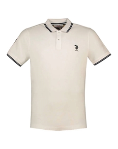 Поло с коротким рукавом Rand, бежевый U.s. polo assn.