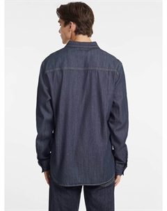 Рубашка на пуговицах классического кроя, ночной синий Guess