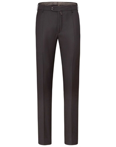 Узкие брюки со складками Bonn, черный Meyer