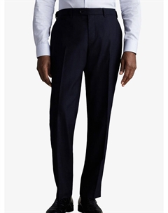 Узкие брюки со складками, темно-синий Next