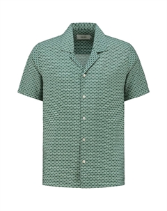 Рубашка на пуговицах классического кроя, цвет Jade/Dark green Shiwi