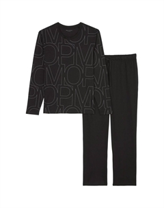 Длинная пижама Mix & Match Cotton, черный Marc o'polo