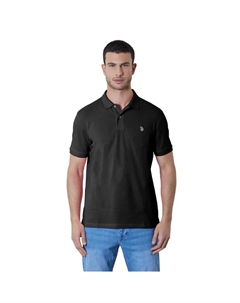 Поло с коротким рукавом King, черный U.s. polo assn.