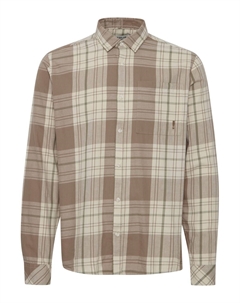 Рубашка на пуговицах Comfort fit, бежевый Solid