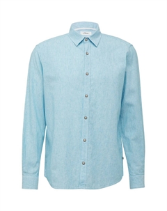 Рубашка на пуговицах классического кроя, аква S.oliver