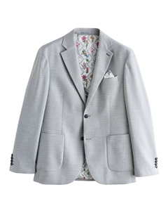 Приталенный пиджак, светло-серый Next