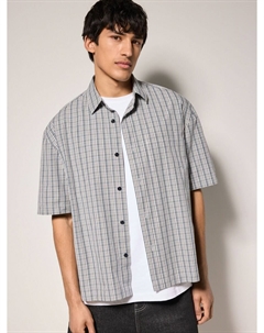 Рубашка на пуговицах классического кроя, синий Next