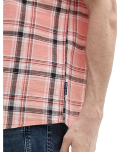 Рубашка на пуговицах классического кроя, коралловый Tom tailor