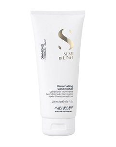 Кондиционер для нормальных волос, придающий блеск Semi di Lino Diamond Illuminating Conditioner Alfaparf milano
