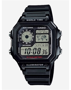 Спортивные часы AE-1200WH-1A, Черный Casio