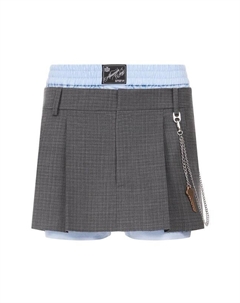 Шерстяная юбка-шорты Alexander wang