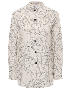 Рубашка изо льна и хлопка Bogner