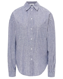 Рубашка изо льна и вискозы Ballantyne