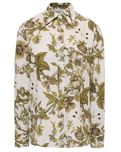 Рубашка изо льна и вискозы Ballantyne