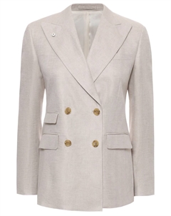 Пиджак изо льна и хлопка L.b.m. 1911