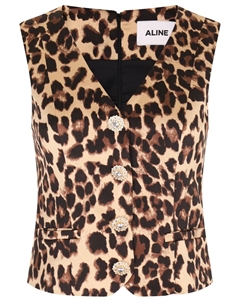 Жилет с принтом Aline
