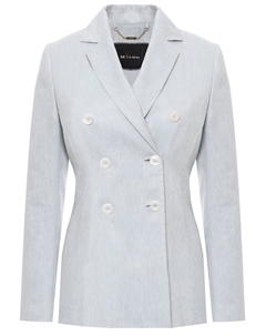 Пиджак из шерсти и льна Kiton