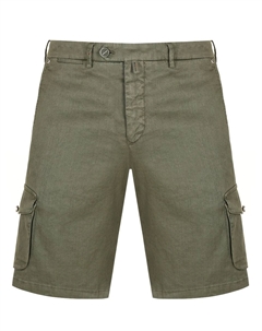 Шорты-карго льняные Kiton