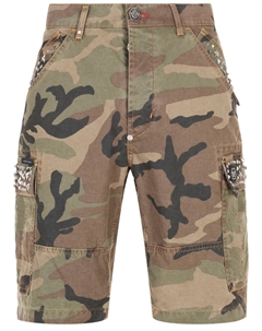 Шорты-карго хлопковые Philipp plein